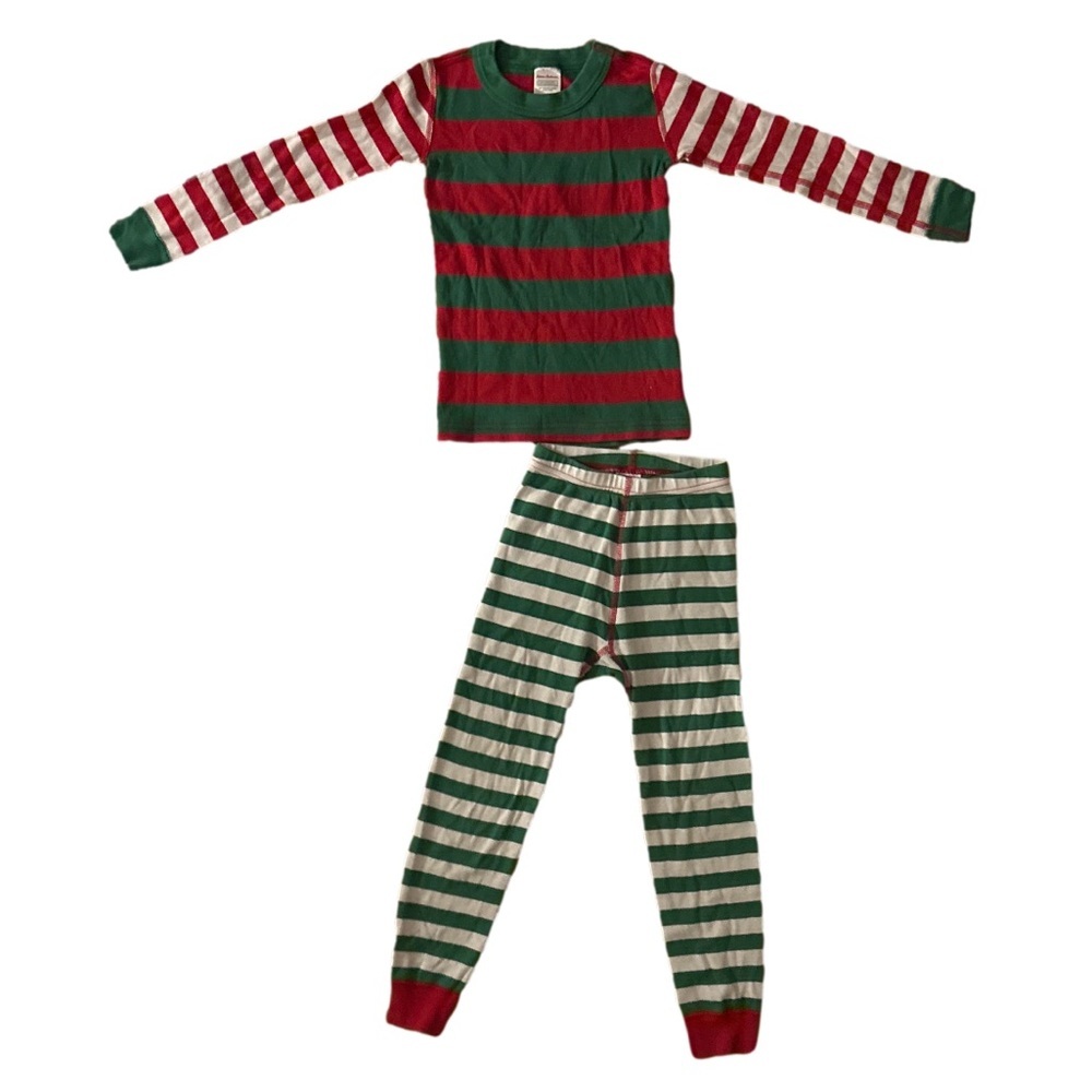 Hanna Andersson Striped Long John Pajama Set 5 ☀️